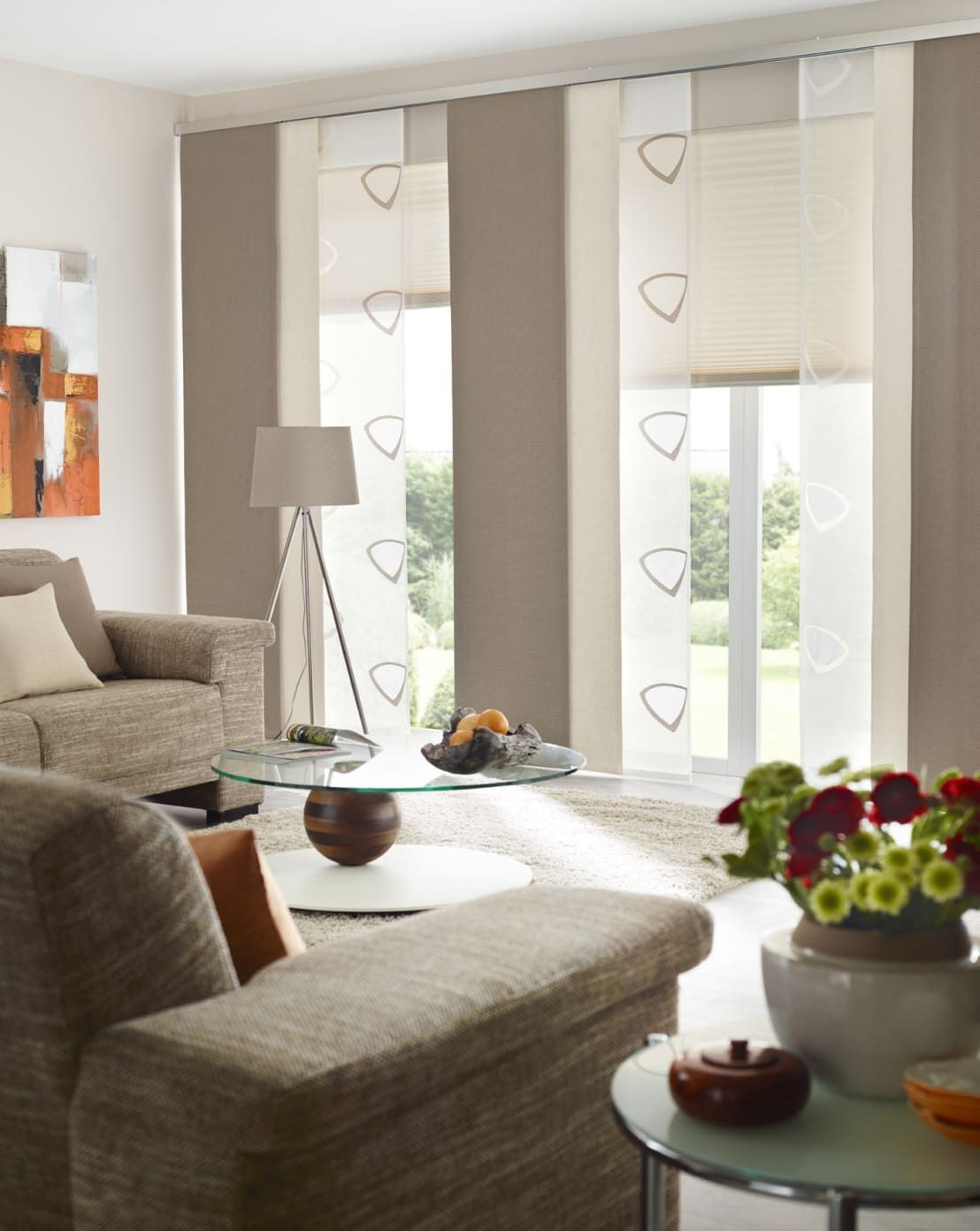 Gardinen, Sonnenschutz, Plissee: Alles Fürs Fenster | Homify in Vorhänge Wohnzimmer Modern